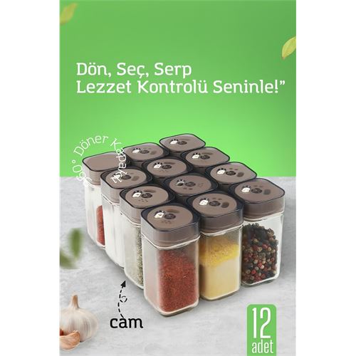 Cam Tuzluk Baharatlık – 360° Döner Kapaklı | 3 Delik Tipiyle Ayarlanabilir Akış 12 ADET. Mutfak Ürünleri ve Mutfak Ekipmanları. Cam Tuzluk Baharatlık – 360° Döner Kapaklı | 3 Delik Tipiyle Ayarlanabilir Akış 12 ADET. Mutfak Ürünleri ve Mutfak Ekipmanları.