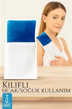 KILIFLI Sıcak Soğuk Kompres Jel 3LÜ SET Cold Pack Hot Pack. Kişisel Ürünler ve Sağlık.