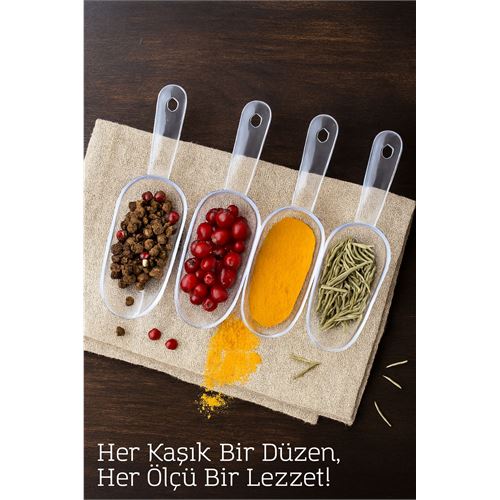 Şeffaf Baharat Kaşığı – Küçük Erzak Küreği. Mutfak Ürünleri ve Mutfak Ekipmanları. Şeffaf Baharat Kaşığı – Küçük Erzak Küreği. Mutfak Ürünleri ve Mutfak Ekipmanları.