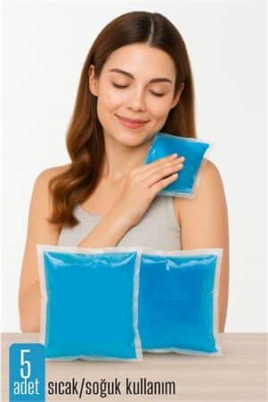 Sıcak Soğuk Kompres Jel 5 Lİ PAKET Cold Pack Hot Pack Şişlik Önleyici