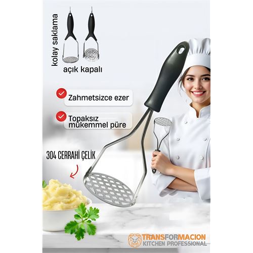 Patates Ezici 304 Paslanmaz Çelik Havuç Muz Avokado Ezici. Oto-Hırdavat ve Testereler. Patates Ezici 304 Paslanmaz Çelik Havuç Muz Avokado Ezici. Oto-Hırdavat ve Testereler.