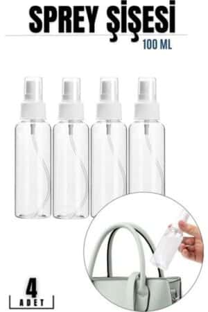 Püskürtücü Boş Sprey Şişe 100 Ml 4 ADET. Kişisel Ürünler ve Hobi Ürünleri.