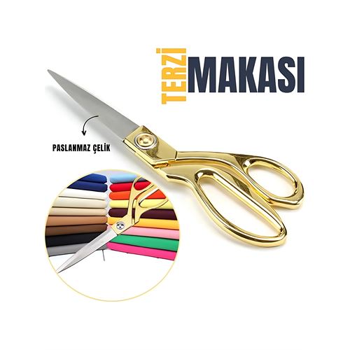 Terzi Makası – Paslanmaz Çelik Bıçaklı Terzi Makası – Paslanmaz Çelik Bıçaklı