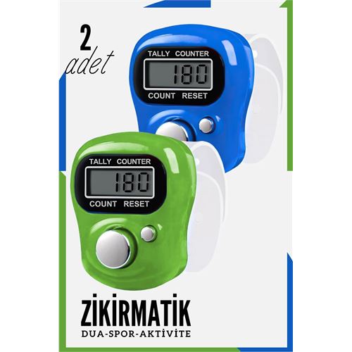 Zikirmatik Dijital Parmak Sayacı Sıfırlanabilir 5 Haneli LCD Ekran 2 ADET. Kişisel Ürünler ve Hobi Ürünleri. Zikirmatik Dijital Parmak Sayacı Sıfırlanabilir 5 Haneli LCD Ekran 2 ADET. Kişisel Ürünler ve Hobi Ürünleri.
