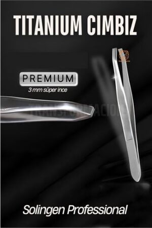 3 mm İnce Uçlu Cımbız Titanyum Çelik Solingen Professional. Kişisel Ürünler ve Kişisel Ürünler.