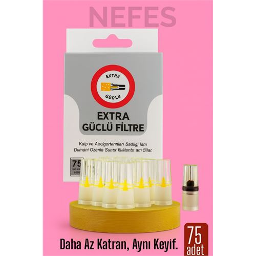 75'Lİ Filtreli Ağzılık Extra Güçlü Sigara Filtresi. Kişisel Ürünler ve Sağlık. 75'Lİ Filtreli Ağzılık Extra Güçlü Sigara Filtresi. Kişisel Ürünler ve Sağlık.