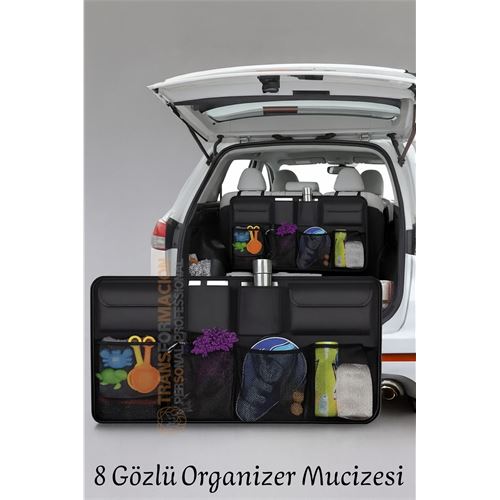 8 Gözlü Araç Koltuk Arkası Organizer – Güçlü Tokalı 8 Gözlü Araç Koltuk Arkası Organizer – Güçlü Tokalı