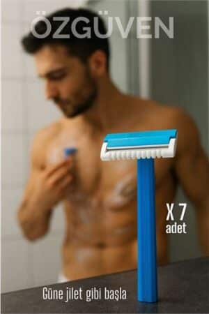 Banyo Jileti Unisex 7'li Paket. Kişisel Ürünler ve Kişisel Ürünler.