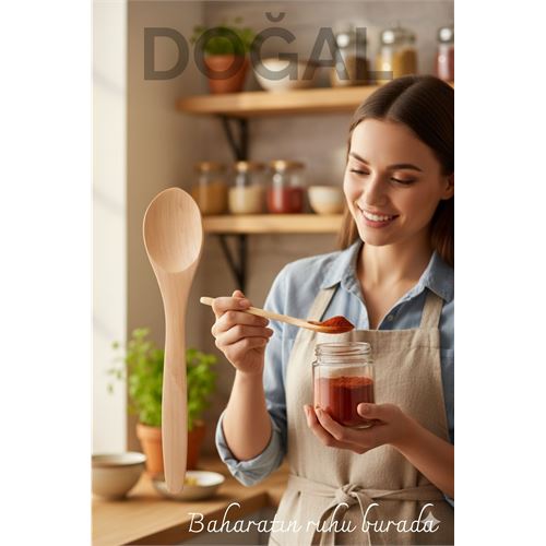Doğal Gürgen Baharat Kaşığı – 13 cm Doğal Gürgen Baharat Kaşığı – 13 cm