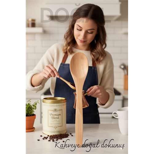 Doğal Gürgen Kahve Kaşığı – 13 cm Doğal Gürgen Kahve Kaşığı – 13 cm