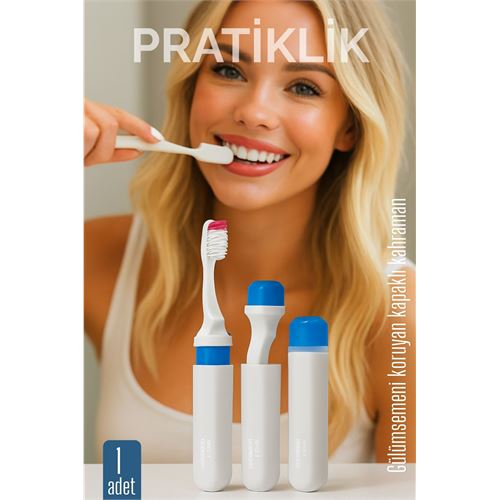 Kapaklı Diş Fırçası - Seyahat Kapaklı Diş Fırçası - Hijyenik Koruma Kapaklı Diş Fırçası - Seyahat Kapaklı Diş Fırçası - Hijyenik Koruma