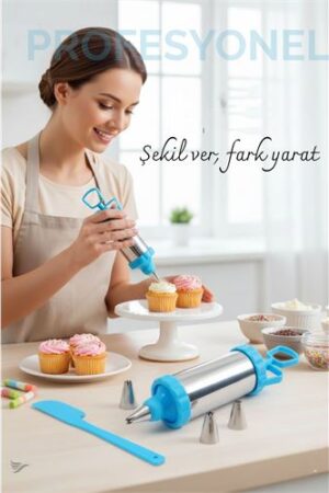 Krema Sıkma Pompası Paslanmaz Çelik – 3 Uçlu