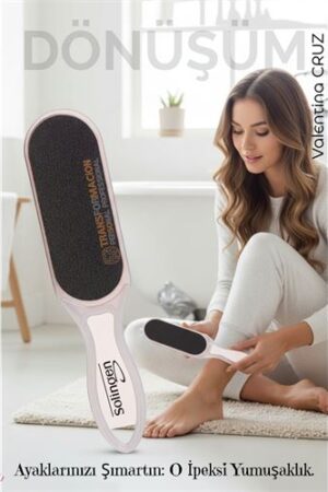 Peeling Çift Taraflı Ayak Törpüsü  Nasır Giderici Ölü Deri Pedikür Aleti Solingen Professional . Kişisel Ürünler ve Kişisel Ürünler.