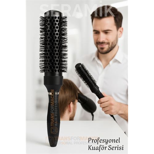 Profesyonel Kuaför 50 mm Ceramic Ionic Nano Fön Fırçası – 32 cm Uzunluk Profesyonel Kuaför 50 mm Ceramic Ionic Nano Fön Fırçası – 32 cm Uzunluk