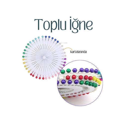Renkli Başlı Toplu İğne 40 Adet. Kişisel Ürünler ve Dikiş Ürünleri. Renkli Başlı Toplu İğne 40 Adet. Kişisel Ürünler ve Dikiş Ürünleri.