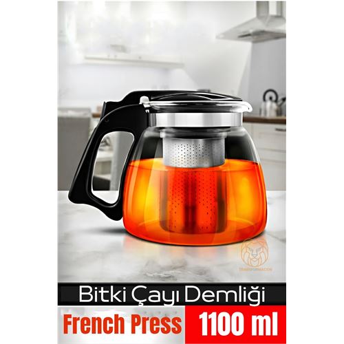 Süzgeçli French Press Cam Demlik 1100 Ml Bitki Çayı Demliği. Mutfak Ürünleri ve Çay Kahve Yardımcıları. Süzgeçli French Press Cam Demlik 1100 Ml Bitki Çayı Demliği. Mutfak Ürünleri ve Çay Kahve Yardımcıları.