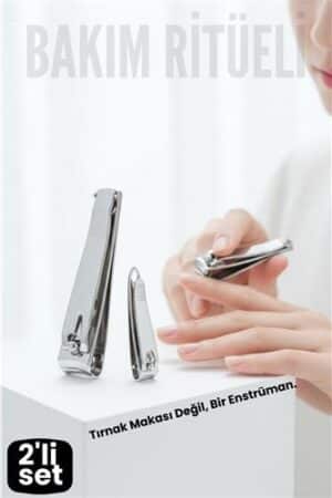 2 li set Jagger Alman Tip Tırnak Makası Seti | Keskin ve Ergonomik Paslanmaz Çelik. Kişisel Ürünler ve Kişisel Ürünler.