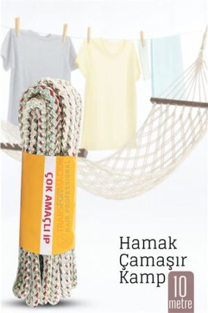 Hamak İpi - Çok Amaçlı Kalın İp - Çamaşır İpi 10 Metre. Ev Ürünleri ve Ev Ürünleri.