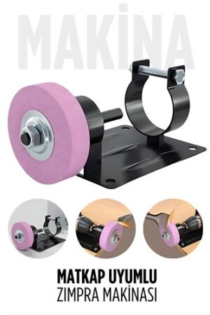 Matkap Uyumlu Taşlama Zımpara Makinası Spiral Taşlama ve Ahşap Metal. Oto-Hırdavat ve Oto ve Hırdavat Ürünleri.
