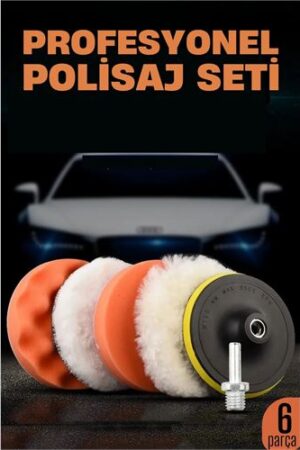 Oto Pasta Cila Polisaj Seti 115 mm Taban 6 Parça. Oto-Hırdavat ve Oto ve Hırdavat Ürünleri.