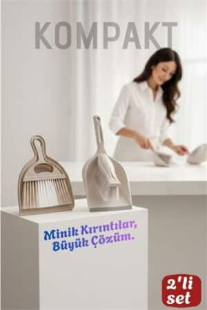 Profesyonel 2'li Fırça Faraş Seti El Süpürgesi & Mini Kürek Toz Toplama Seti. Ev Ürünleri ve Ev Ürünleri.