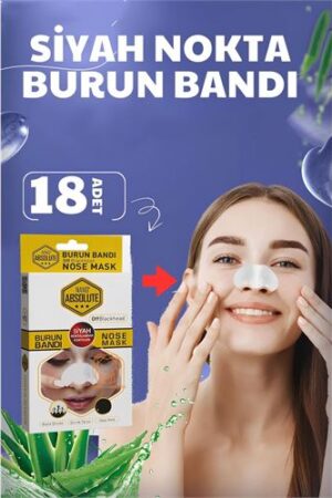 Siyah Nokta Temizleyici Burun Bandı – Derinlemesine Gözenek Arındırıcı  18 li PAKET. Kişisel Ürünler ve Kişisel Ürünler.