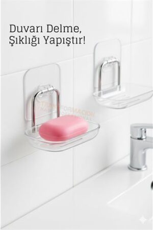 Yapışkanlı Sabunluk – Su Giderli