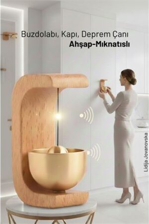 Ahşap Kapı Çanı - Deprem Zili - Dekoratif Zil -Japon Rüzgar Çanı  Yapışkanlı ve Mıknatıslı. Mutfak Ürünleri ve Mutfak Ekipmanları.