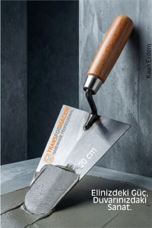 Çelik Sıvacı Malası 20 cm - Ultra Dayanıklı Ergonomik Saplı Premium Mala. Oto-Hırdavat ve Oto ve Hırdavat Ürünleri.