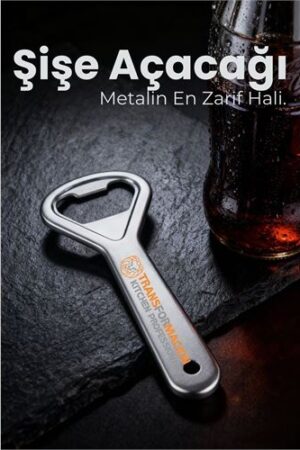 Ergonomik Metal Şişe Açacağı - Gazoz