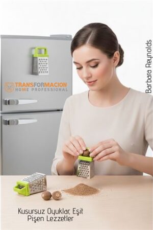 Mıknatıslı Mini Rende 5 cm – Paslanmaz Gurme Baharat Rendesi & Buzdolabı Magneti. Mutfak Ürünleri ve Mutfak Ekipmanları.
