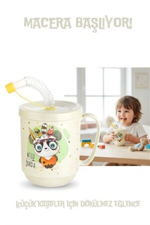 Premium Pipetli Çocuk Bardağı 350 ml -Alıştırma Bardağı ve Suluk. Kişisel Ürünler ve Kişisel Ürünler.