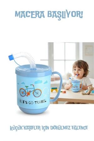 Premium Pipetli Çocuk Bardağı 350 ml -Alıştırma Bardağı ve Suluk. Kişisel Ürünler ve Kişisel Ürünler.