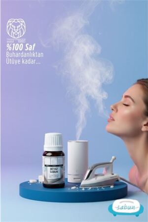 %100 Saf Beyaz Sabun Esansı - 10 ml Hiper-Konsantre Oda ve Ütü Kokusu. Mutfak Ürünleri ve Mutfak Ekipmanları.