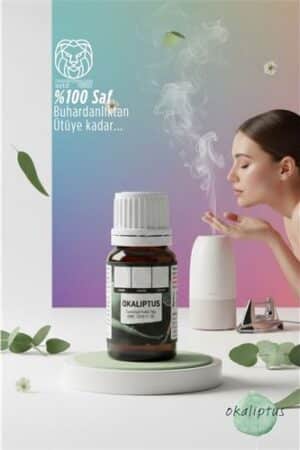 %100 Saf ve Yoğun Okaliptus Çiçeği Esansı -Ütü