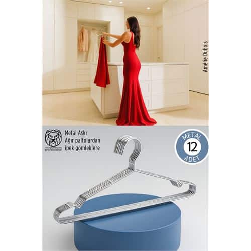 12'li Lüks Çelik Elbise Askısı - İz Yapmayan İnce Tasarım Metal Kıyafet Düzenleyici (40cm). Ev Ürünleri ve Ev Ürünleri. 12'li Lüks Çelik Elbise Askısı - İz Yapmayan İnce Tasarım Metal Kıyafet Düzenleyici (40cm). Ev Ürünleri ve Ev Ürünleri.