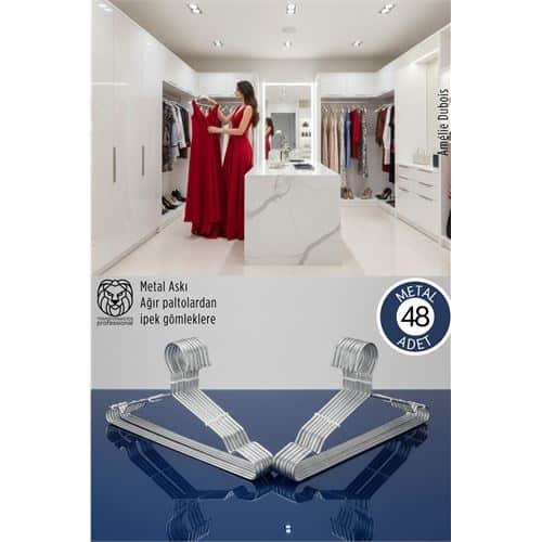 48'li Lüks Çelik Elbise Askısı - İz Yapmayan İnce Tasarım Metal Kıyafet Düzenleyici (40cm). Ev Ürünleri ve Ev Ürünleri. 48'li Lüks Çelik Elbise Askısı - İz Yapmayan İnce Tasarım Metal Kıyafet Düzenleyici (40cm). Ev Ürünleri ve Ev Ürünleri.