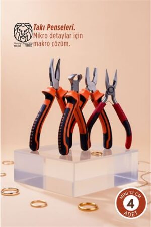 4'lü Profesyonel Takı Tasarım & Hobi Pense Seti (Hassas İşçilik Kiti). Kişisel Ürünler ve Kişisel Ürünler.