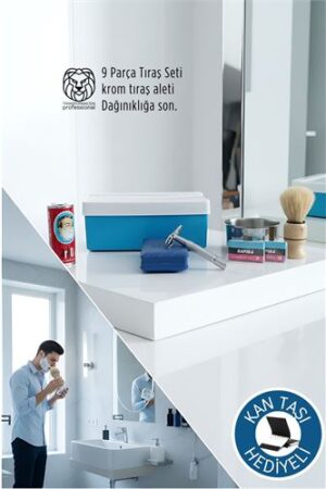 Geleneksel Tıraş Seti - 9 Parça Tıraş Kutulu Set. Kişisel Ürünler ve Kişisel Ürünler.