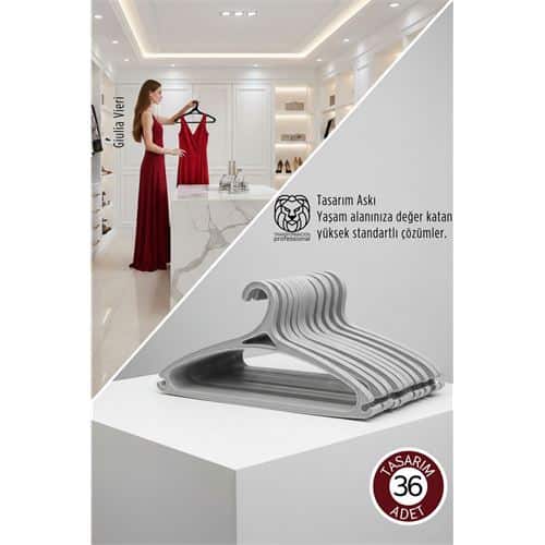 Giulia Vieri Selection: 36'li Premium İtalyan Tasarım İnce Siluet Kaymaz Elbise Askısı Seti GRİ. Ev Ürünleri ve Ev Ürünleri. Giulia Vieri Selection: 36'li Premium İtalyan Tasarım İnce Siluet Kaymaz Elbise Askısı Seti GRİ. Ev Ürünleri ve Ev Ürünleri.