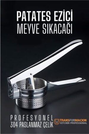 Patates Ezici Meyve Sıkacağı Sıkacağı Sebze Presi 304 Paslanmaz Çelik . Mutfak Ürünleri ve Mutfak Ekipmanları.
