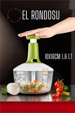 Pratik El Rondosu Üstten Basmalı 1.6 LİTRE 10X18CM. Mutfak Ürünleri ve Mutfak Ekipmanları.