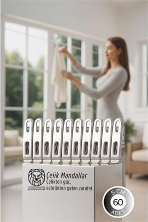 Premium Çelik Mandal Seti - 60'lı Elite Seri
