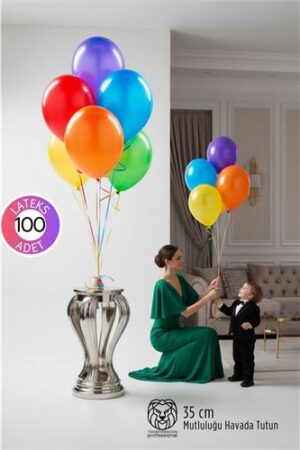 Premium Serisi 35 cm Mat Lateks Balon Seti – 100’lü Profesyonel Etkinlik Paketi. Kişisel Ürünler ve Kişisel Ürünler.