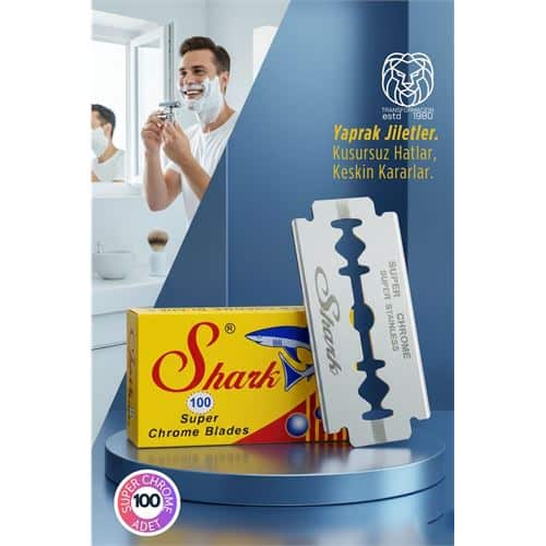Shark Super Chrome 100’lüPremium Paket - Profesyonel Jilet. Kuaför Berber ve Kuaför Malzemeleri. Shark Super Chrome 100’lüPremium Paket - Profesyonel Jilet. Kuaför Berber ve Kuaför Malzemeleri.