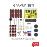 105 Parça Profesyonel Çok Amaçlı Zımpara Taşlama Gravür Kesme Cilalama Uç Seti Dremel Uyumlu . Oto-Hırdavat ve Oto ve Hırdavat Ürünleri.