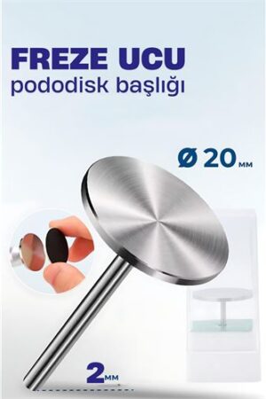 20 mm Pododisk Başlığı - Pododisk Freze Ucu Profesyonel Paslanmaz Çelik . Kişisel Ürünler ve Kişisel Ürünler.