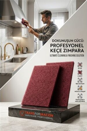 2'li Profesyonel Keçe Fine Skoç Plaka Zımpara Seti - 180/220 Kum Metal Plastik Ahşap Keçesi . Oto-Hırdavat ve Oto ve Hırdavat Ürünleri.