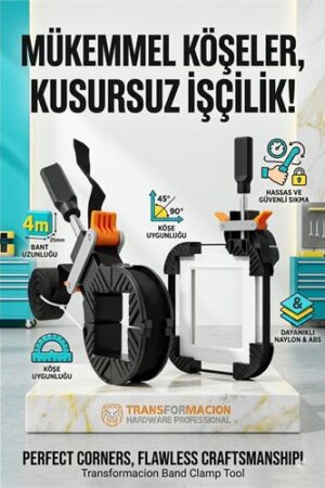 4 Metre Bantlı İşkence - Köşe Sabitleyici Çerçeve Çekçece ve Mobilya Kelepçesi . Mutfak Ürünleri ve Mutfak Ekipmanları.