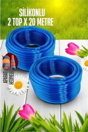 40 Metre Silikonlu Bahçe Hortumu Sulama Aparatı HEDİYELİ . Ev Ürünleri ve Ev Ürünleri.